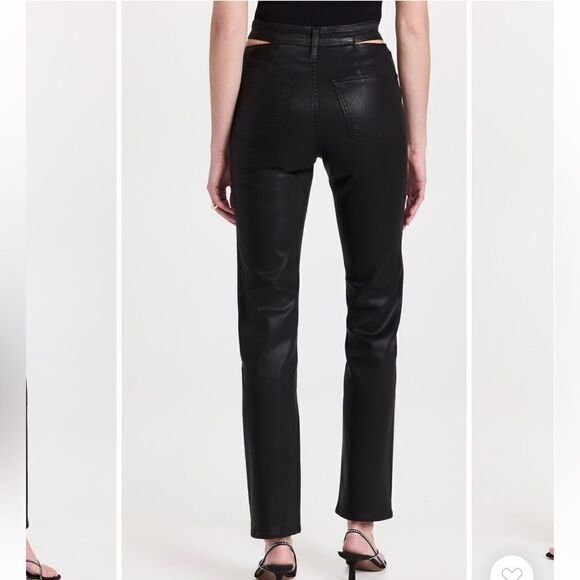 NWT Jonathan Simkhai STANDARD Amelia High Rise Straight Taper Jeans Size 30 - Picture 5 of 14